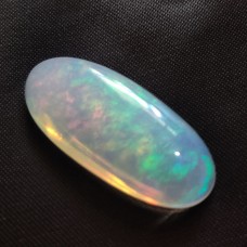 Natural Ethiopian opal 30x13mm oval cabochon 13 cts natural opal full of fire for jewelry making